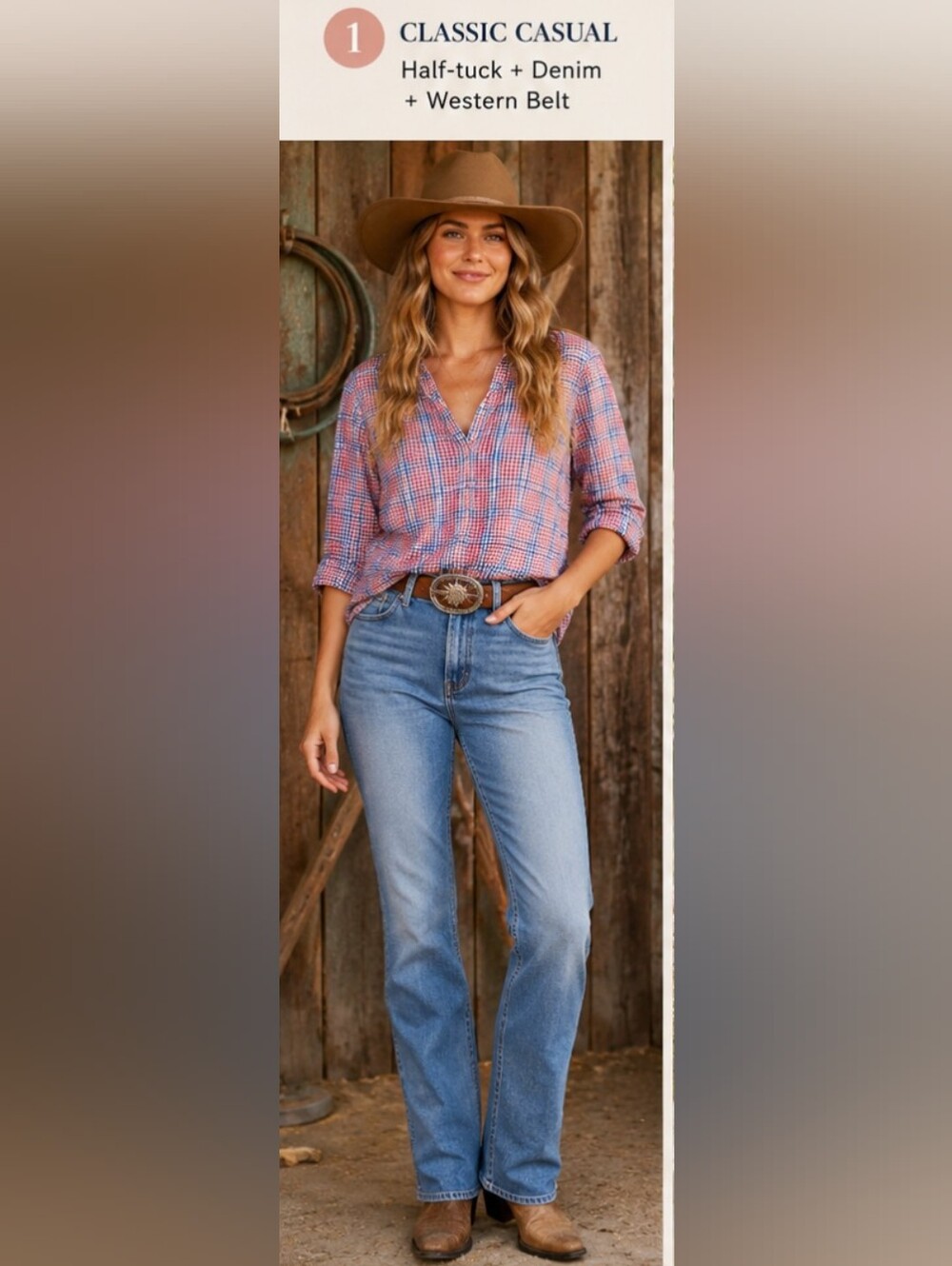J. Crew Cotton cowgirl gingham pullover v-neck partial button up long sleeve